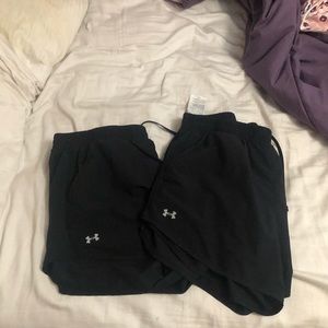 Black and Blue Under Armour Shorts Bundle